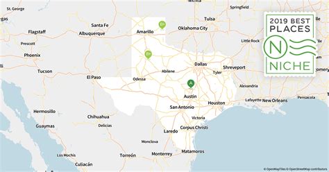 2019 Safe Places To Live In Texas - Niche - Utopia Texas Map ...