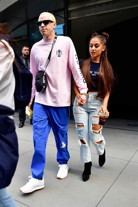 Ariana Grande and Pete Davidson - Heading to Her Concert in New York ...