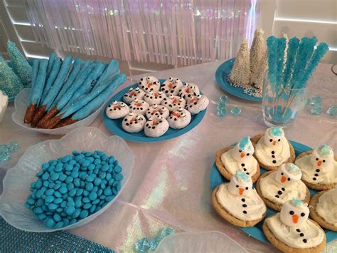 Blue Frozen foods Frozen Birthday Party Favors, Winter Onederland ...