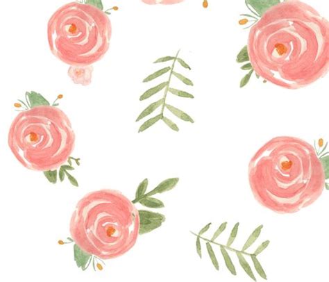 Soft Floral wallpaper - pacemadedesigns - Spoonflower