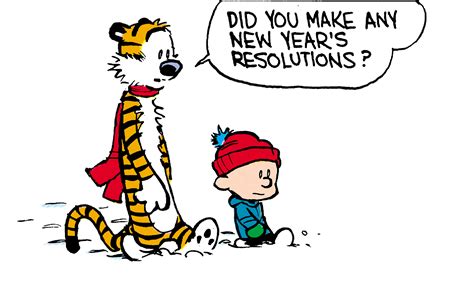 Calvin and Hobbes: New Year's Resolutions | Read Comic Strips at GoComics