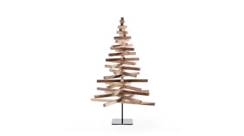 YELKA Is a Minimalist Christmas Tree Made From Wood