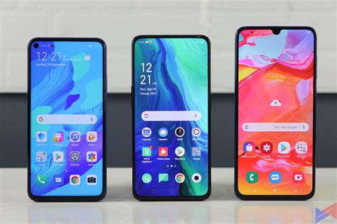 Three-Way Battle: Huawei Nova 5T vs Samsung Galaxy A70 vs OPPO Reno