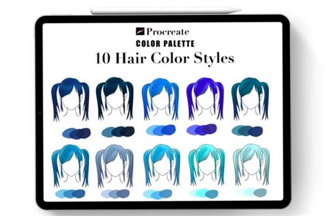 Top 81+ anime hair color palette - in.coedo.com.vn