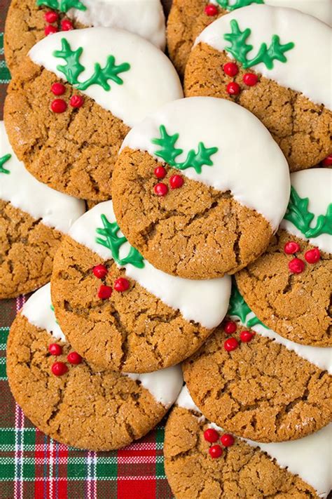 Holiday sweets | Ginger cookies christmas, Christmas food, Christmas snacks