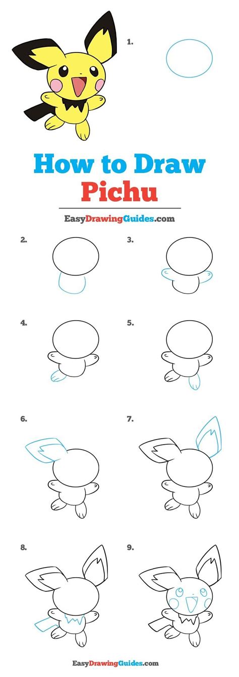 How To Draw Pichu Step By Step