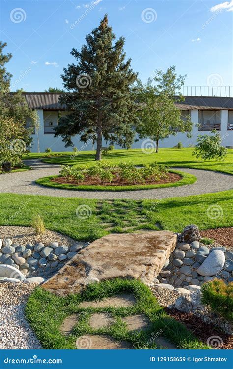 Landscape Design and Its Elements in Photography Stock Image - Image of ...