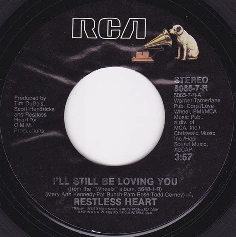 Restless Heart - I'll Still Be Loving You (Vinyl, 7", 45 RPM, Single ...