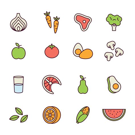 Healthy Food Icon Vector Art, Icons, and Graphics for Free Download