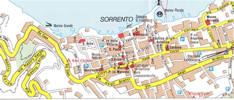 Sorrento Italy Map