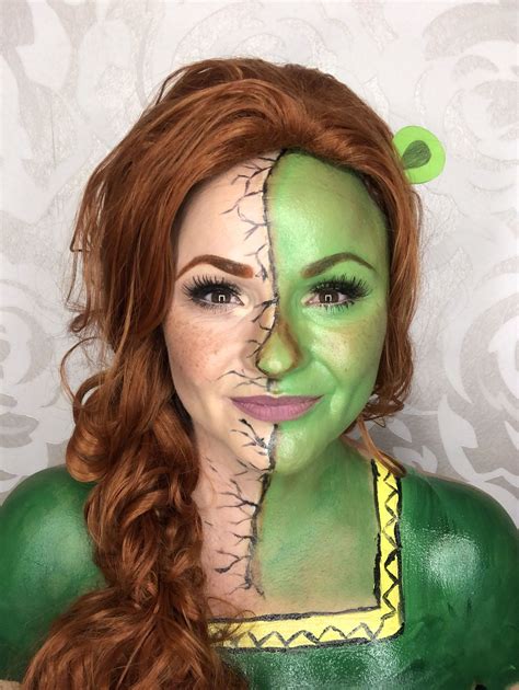 Fiona Shrek Costume Makeup | Makeup, Costume makeup, Shrek costume