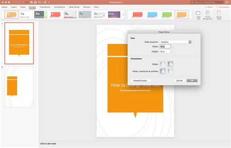 How to Change Slide Size in PowerPoint