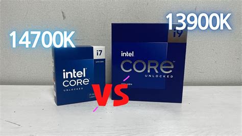 Intel 14700K vs 13900K - YouTube