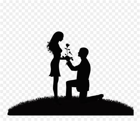 Free Love Couple Silhouette, Download Free Love Couple Silhouette png ...