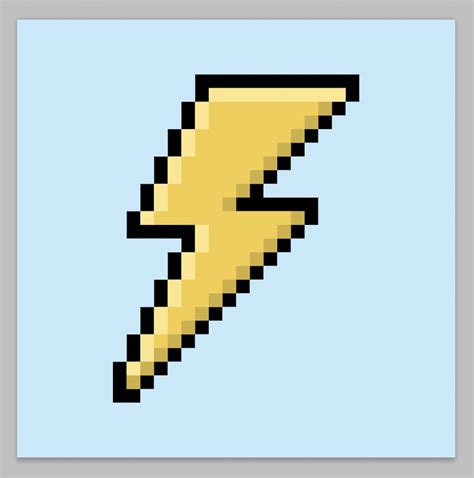 How to Make Pixel Art Lightning - Pixel Art Tutorial