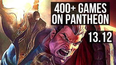 PANTHEON vs DARIUS (TOP) | 4/1/3, 1.2M mastery, 400+ games | NA Master ...