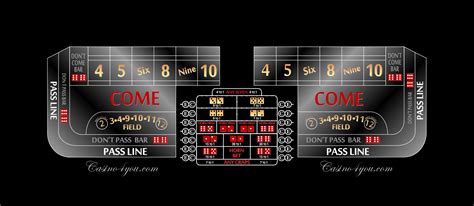 Craps layout custom - Casino 4 You