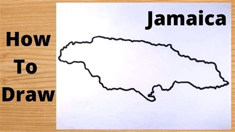 Jamaica Map Drawing - YouTube