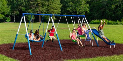 XDP Recreation All Star Playground Metal Swing Set - Walmart.com