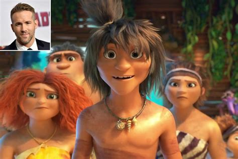 See Ryan Reynolds Voice His Croods: A New Age Character in Behind-the ...