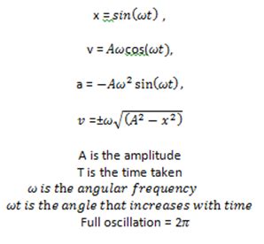 IB Physics Notes - 4.1 Kinematics of simple harmonic motion (SHM)