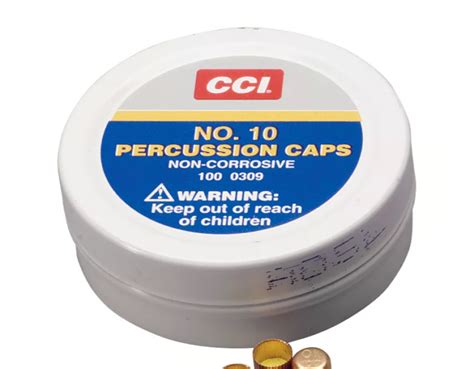 CCI Number 10 Percussion Caps In Stock Now For Sale Online