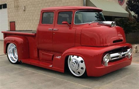 56 Ford Quad Cab | Vintage trucks, Custom trucks, Classic cars trucks