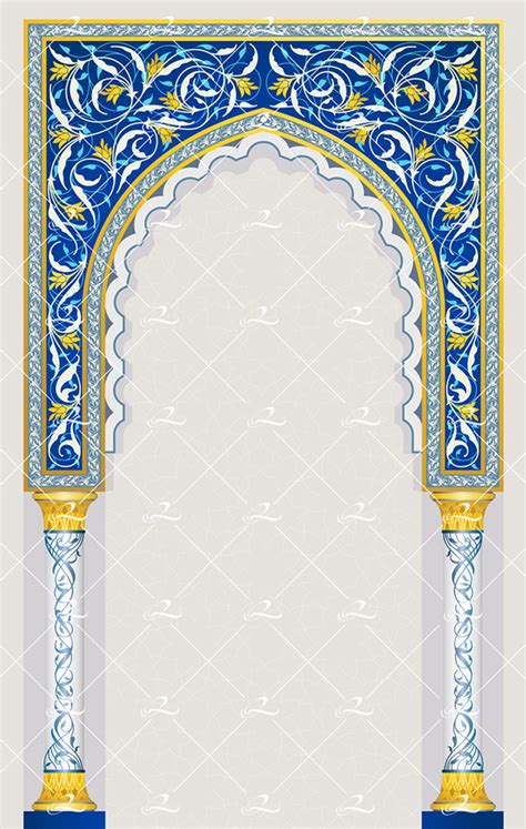 Islamic arch design on Behance