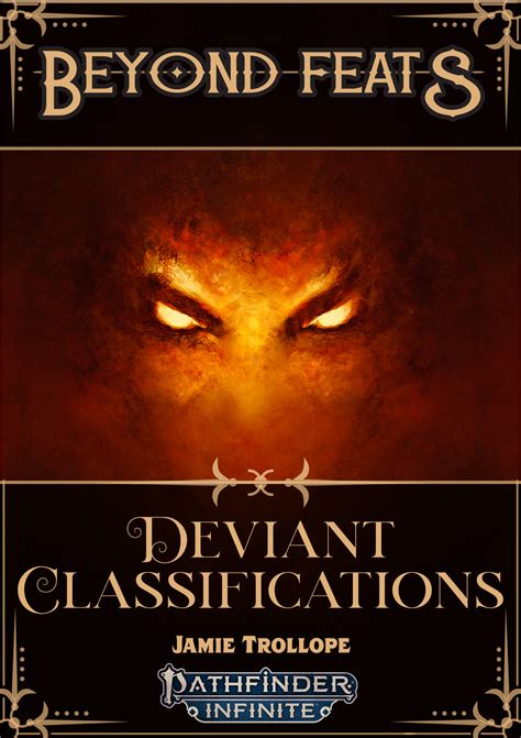 Beyond Feats: Deviant Classifications is out now! Expand your ...