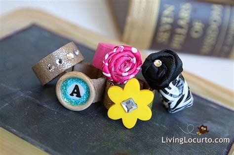 How to Make Duct Tape & Fabric Rings {DIY Craft}