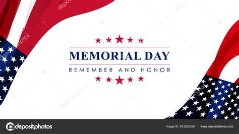 Vector Illustration Memorial Day Banner Stock Vector by ©Vectorillusion ...