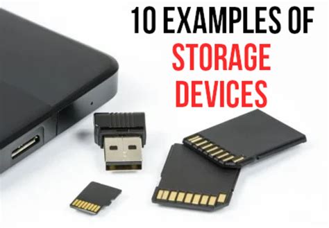 10 Examples Of Storage Devices