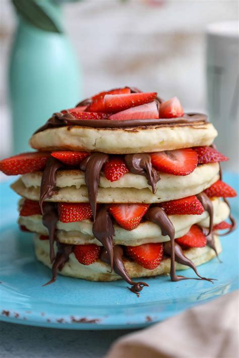 Nutella filled pancakes - Fat Girl Hedonist