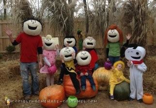 Awesome Peanuts Gang Family Costume