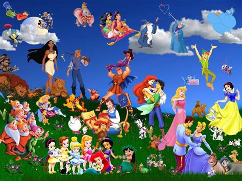 Disney Cartoon wallpaper - Classic Disney Wallpaper (14019170) - Fanpop