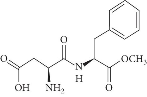 Chemical structure of aspartame. | Download Scientific Diagram