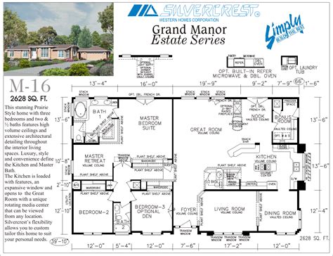 Silvercrest M 16 Floor Plan M16 131