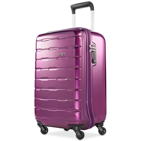 Samsonite Spin Trunk 21 Carry On Hardside Spinner Suitcase in Purple ...