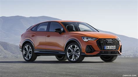 2020 Audi Q3 Sportback S line (Color: Pulse Orange) - Front Three ...