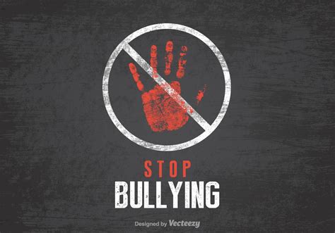 Stop Bullying Vector Poster 124881 Vector Art at Vecteezy