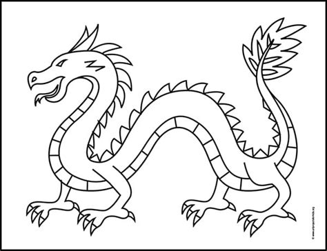 Chinese New Year Dragon Drawing - Lofton Treave