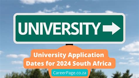 South African Universities Closing Dates for 2024 Application for ...