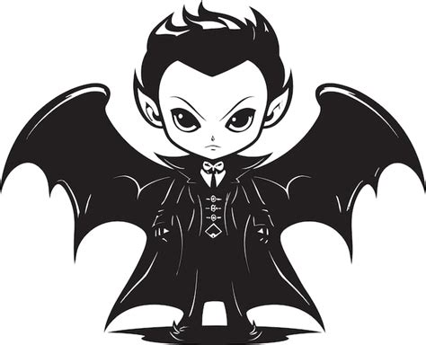 Charming Bat Vector Dracula Logo Icon Cuteness Overload Dracula Emblem ...