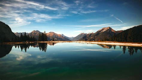 1920x1080 Lake Clouds Mountains Forest Landscape Scenic Reflection ...