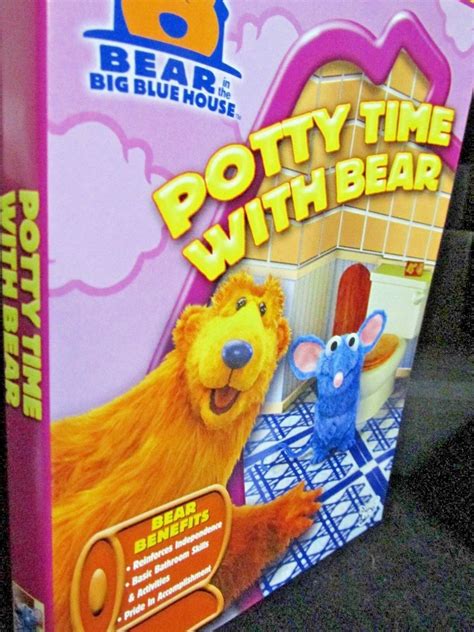 Disney Bear in the Big Blue House Potty Time With Bear New DVD Bathroom ...