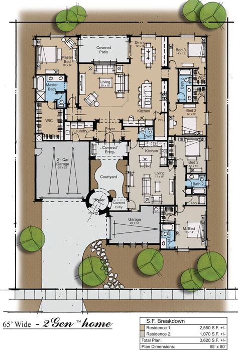 House Plans For Multiple Families