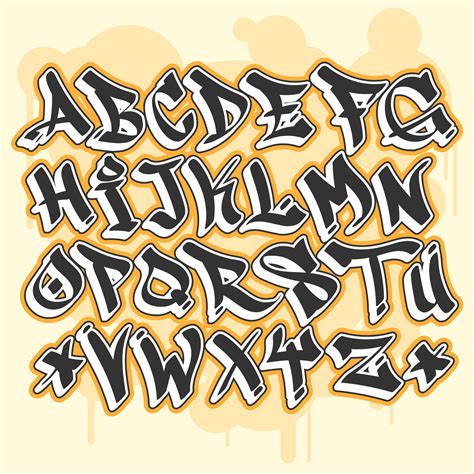 Printable Graffiti Letters - Printable World Holiday