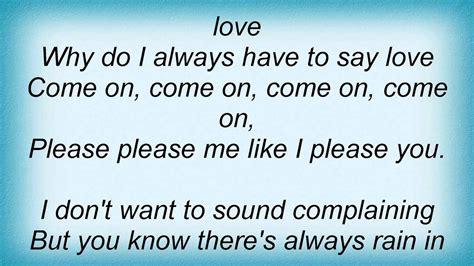 Matt Dusk - Please Please Me Lyrics - YouTube