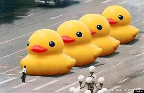 How A Rubber Duck Meme Sidestepped Censorship on Tiananmen Square ...