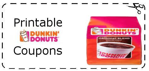 Dunkin Donuts Coupons | Printable Grocery Coupons